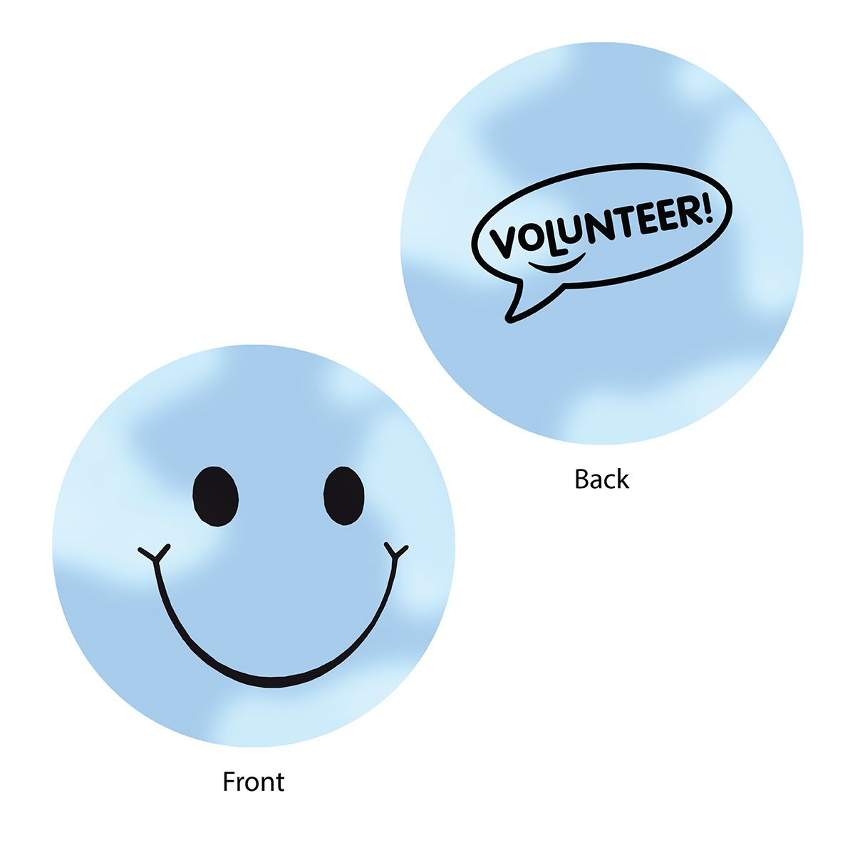 Picture of Mood Smiley Face Stress Ball (Spot Color)