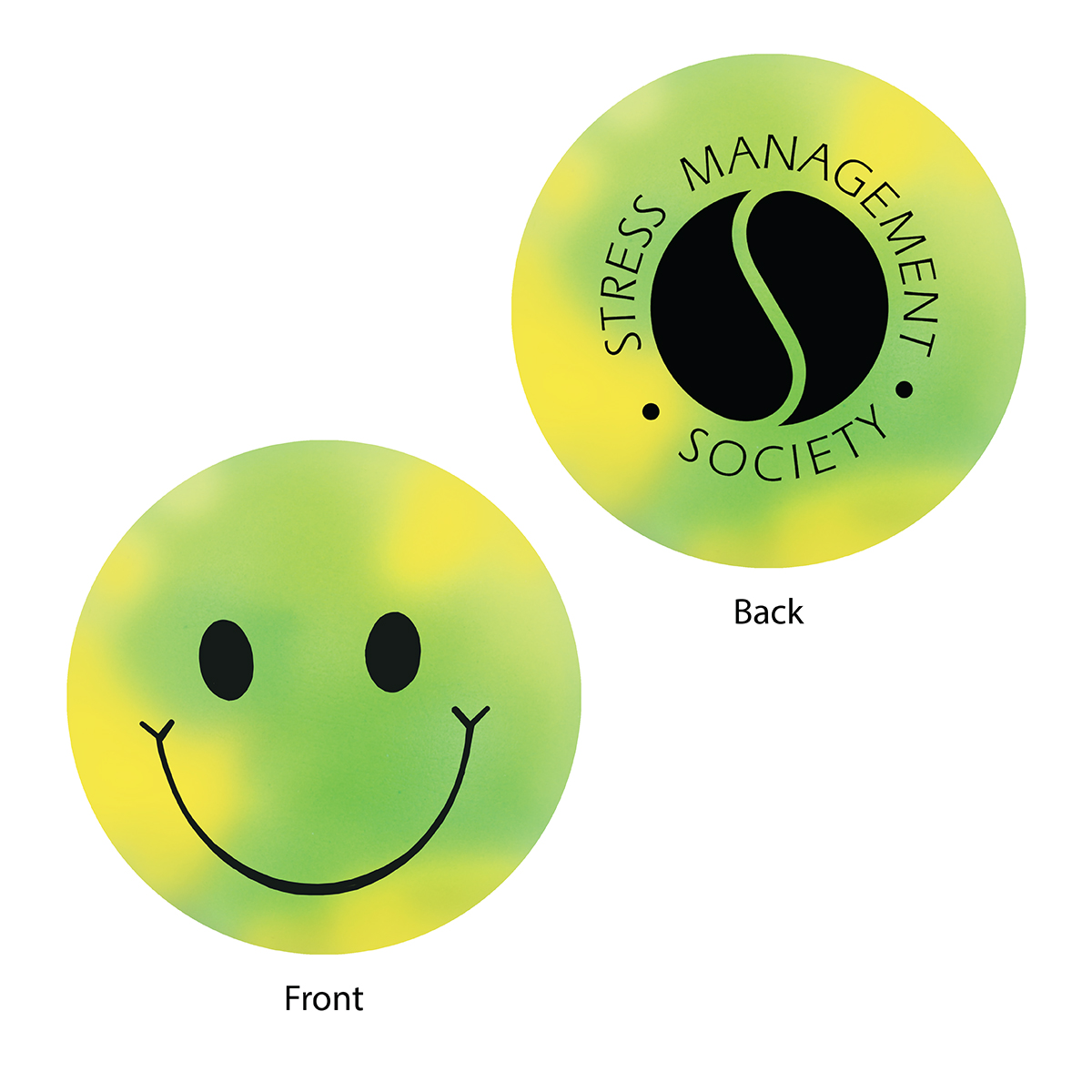 Picture of Mood Smiley Face Stress Ball (Spot Color)