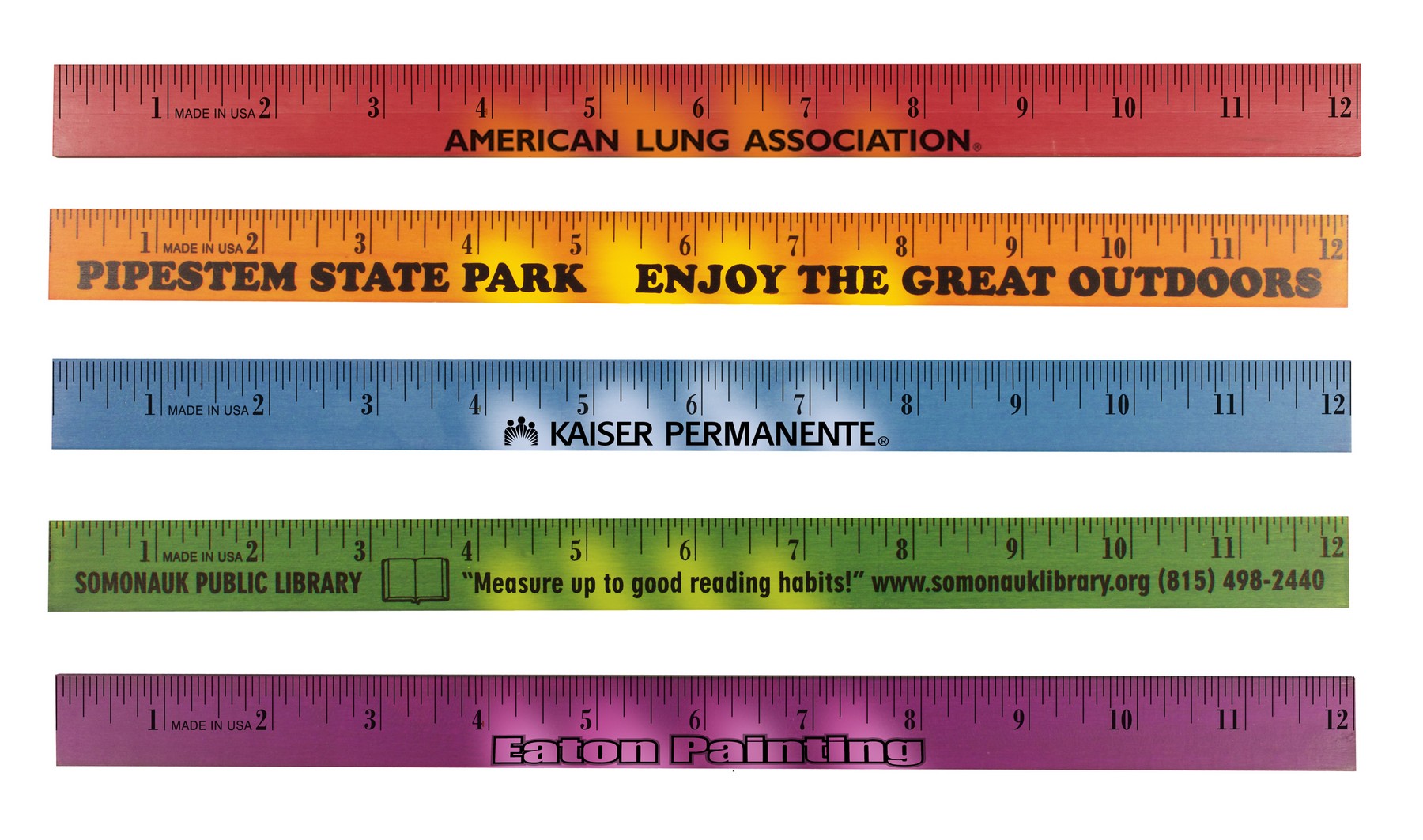 Picture of 12" Mood Wood Ruler (Spot Color)