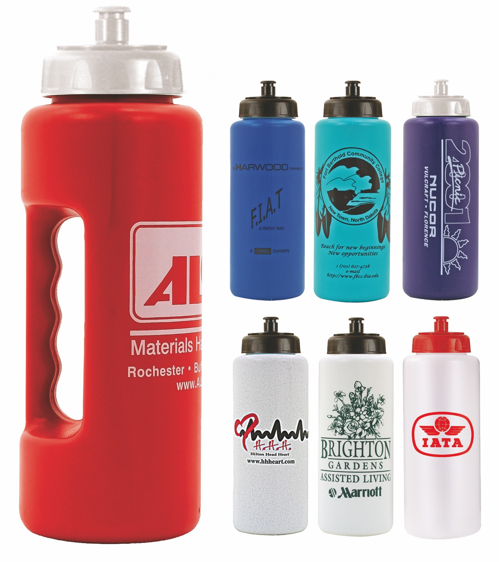 Picture of 32 Oz. Grip Bottle w/Push 'n Pull (Spot Color)