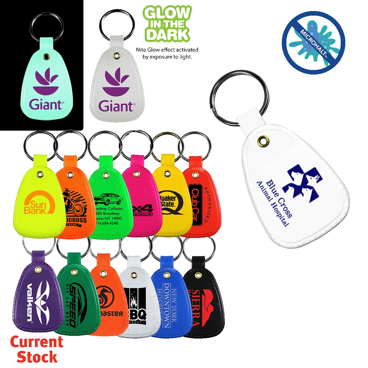 Picture of Microhalt Western Saddle Key Tag (Spot Color)