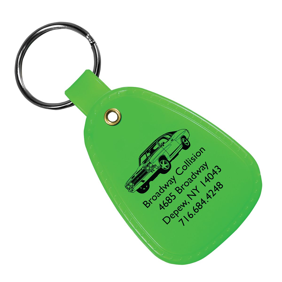 Picture of Microhalt Western Saddle Key Tag (Spot Color)