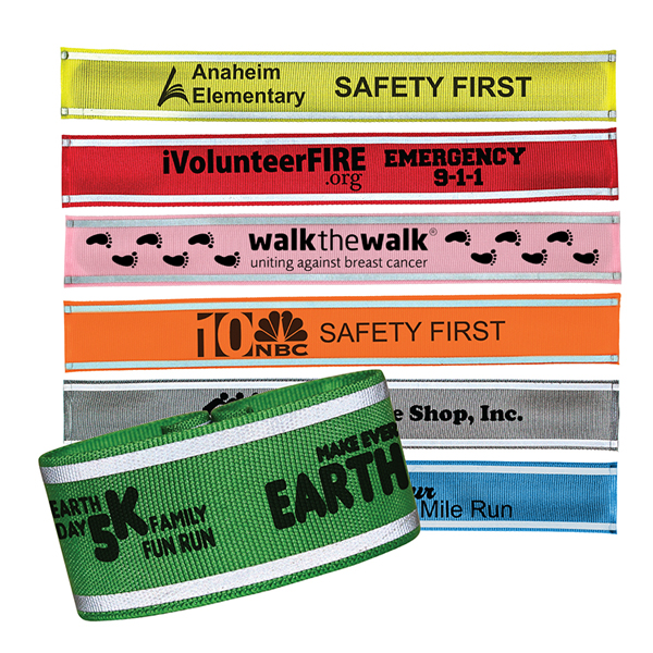 Picture of Nylon Reflective Snap Band (Spot Color)