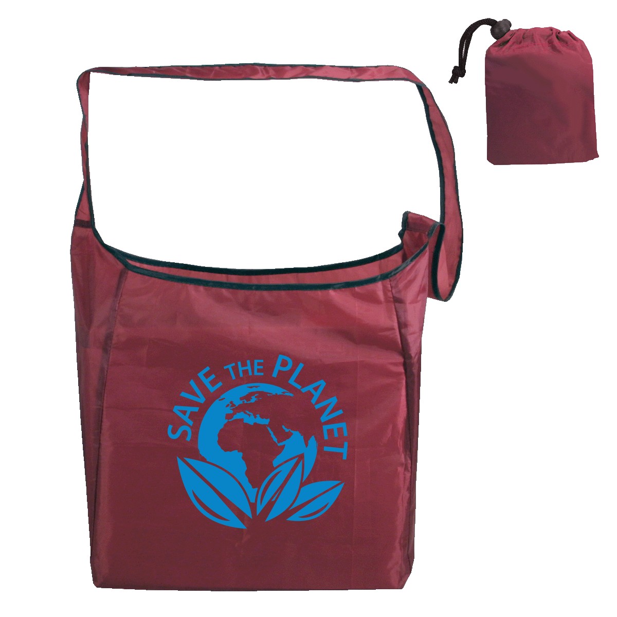 Picture of RPET Fold Away Sling Bag (Spot Color)