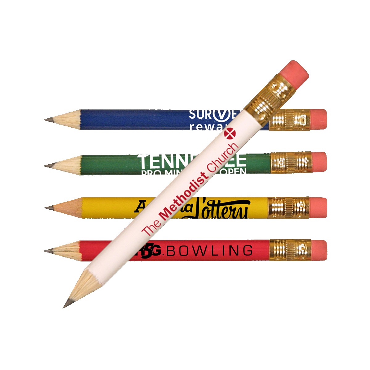 Picture of Round Golf Pencil w/Eraser