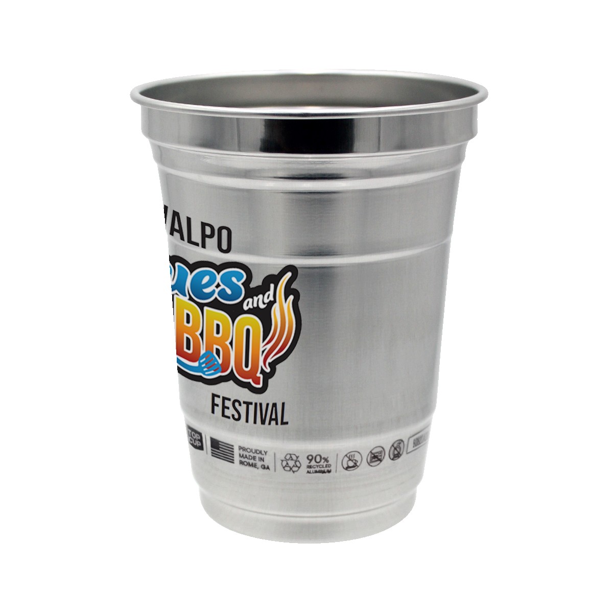 Picture of Top Cup by Ball™ 16 oz. Recycled Aluminum Cup, Full Color Digital