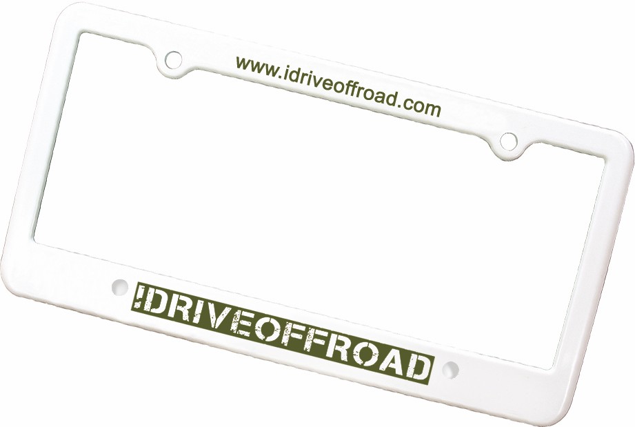 Picture of License Plate Frame w/4 Holes (Spot Color)