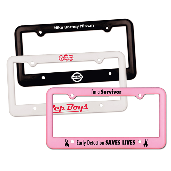 Picture of License Plate Frame w/4 Holes (Spot Color)