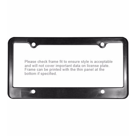 Picture of License Plate Frame w/4 Holes (Spot Color)