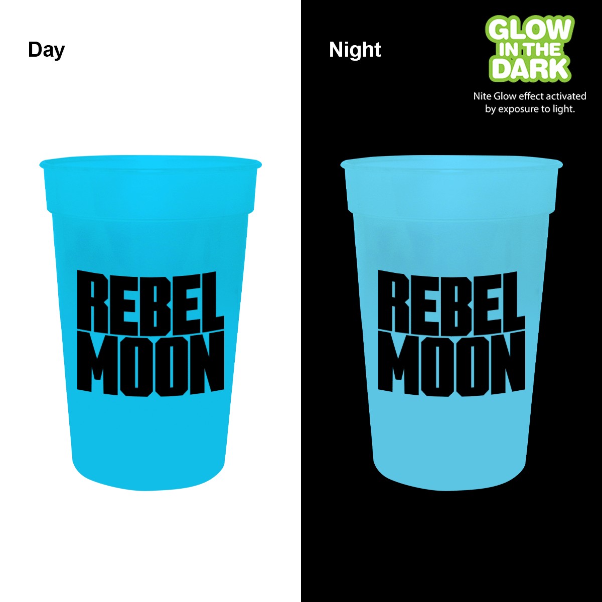 Picture of 17 Oz. Nite Glow Stadium Cup (Spot Color)