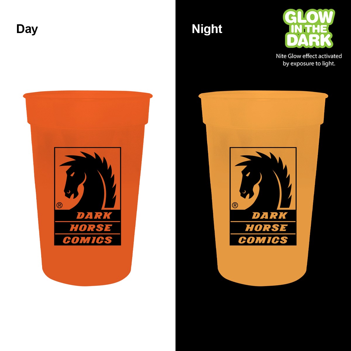 Picture of 17 Oz. Nite Glow Stadium Cup (Spot Color)