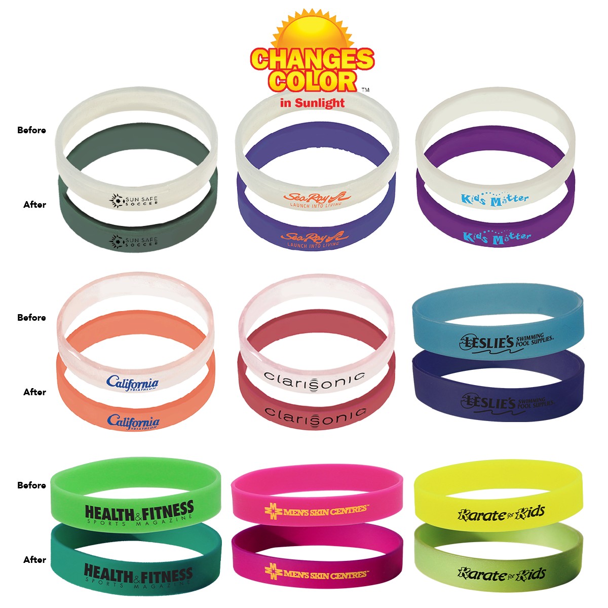Picture of Sun Fun Bracelet (Spot Color/1 Side)
