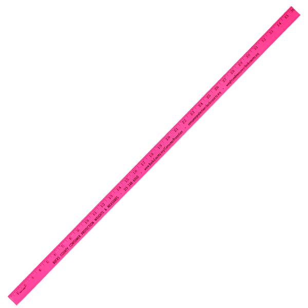 Picture of Fluorescent Finish Yardstick