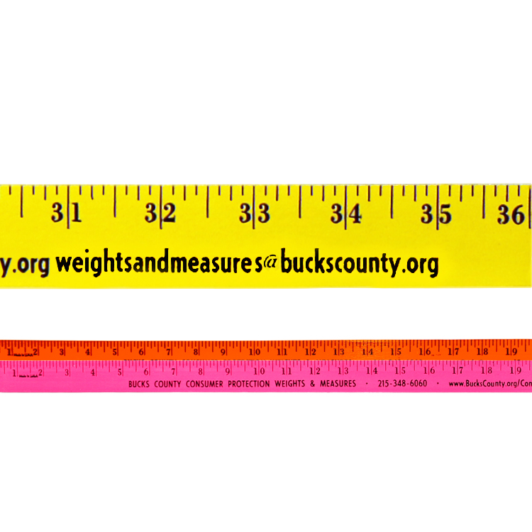 Picture of Fluorescent Finish Yardstick