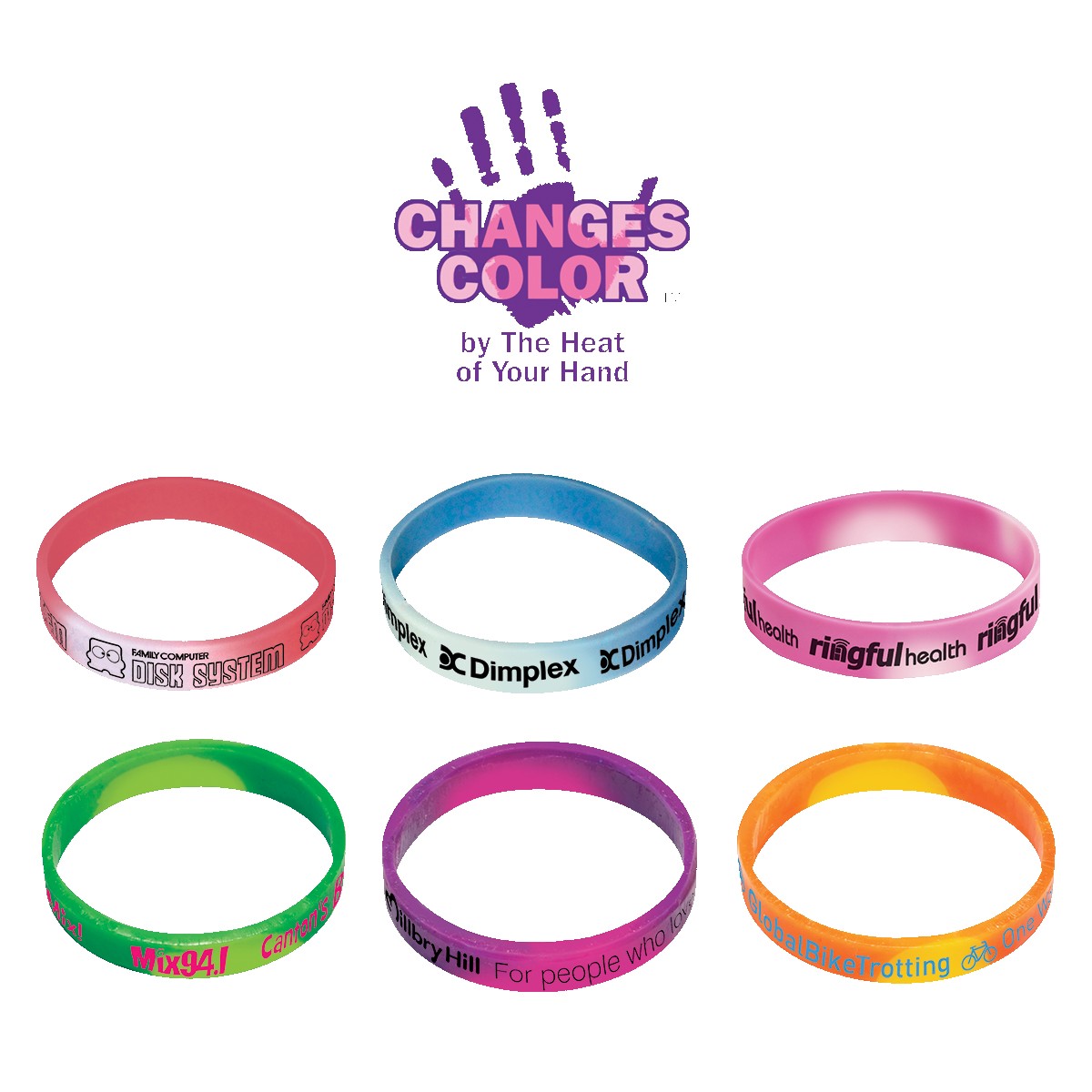 Picture of Mood Bracelet (Spot Color/Wrap)