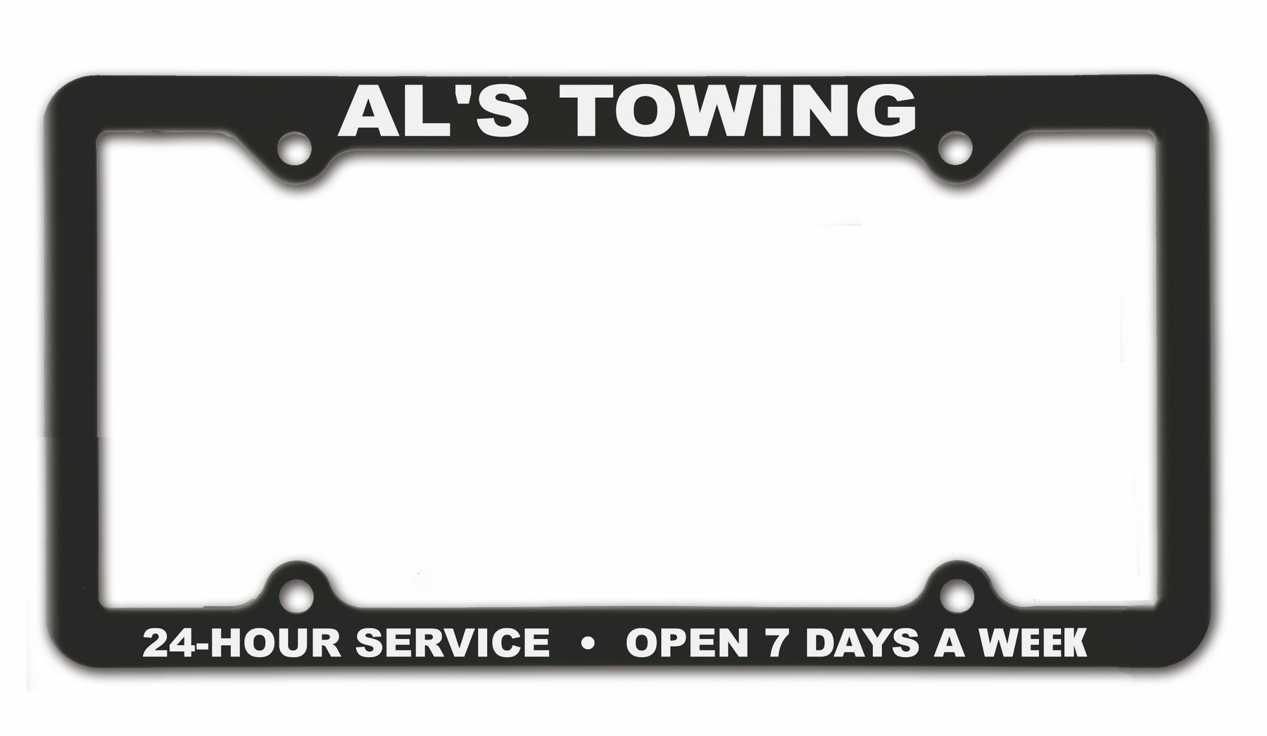 Picture of Thin Panel License Plate Frame w/4 Holes (Spot Color)