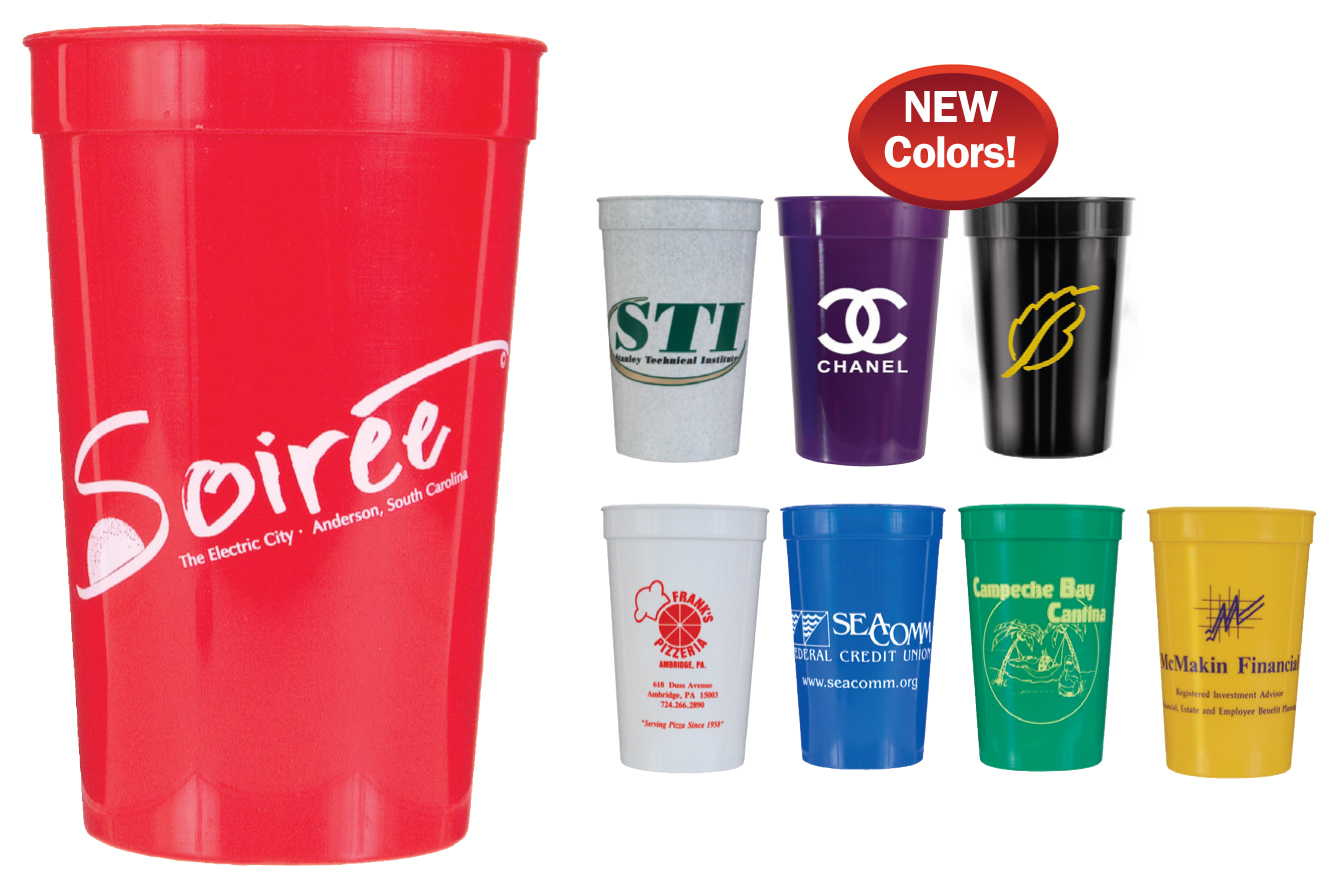 Picture of 22 Oz. Smooth Stadium Cup (Spot Color)