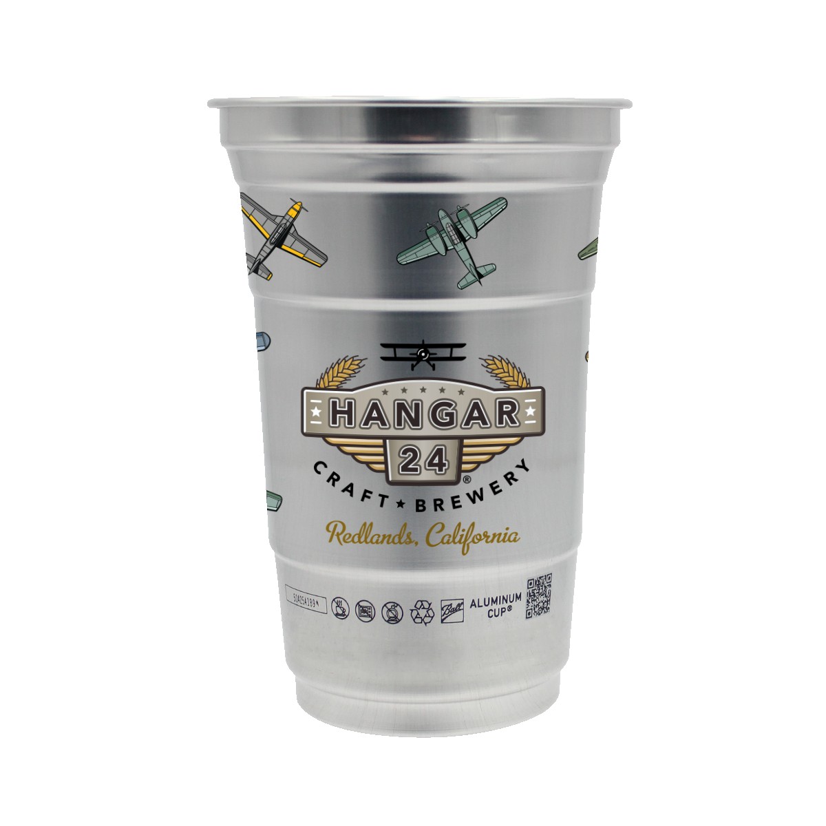 Picture of Top Cup by Ball™ 20 oz. Recycled Aluminum Cup, Full Color Digital