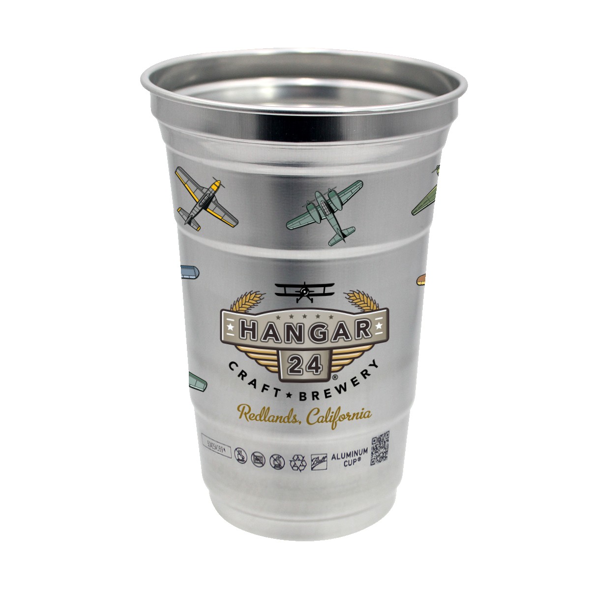 Picture of Top Cup by Ball™ 20 oz. Recycled Aluminum Cup, Full Color Digital
