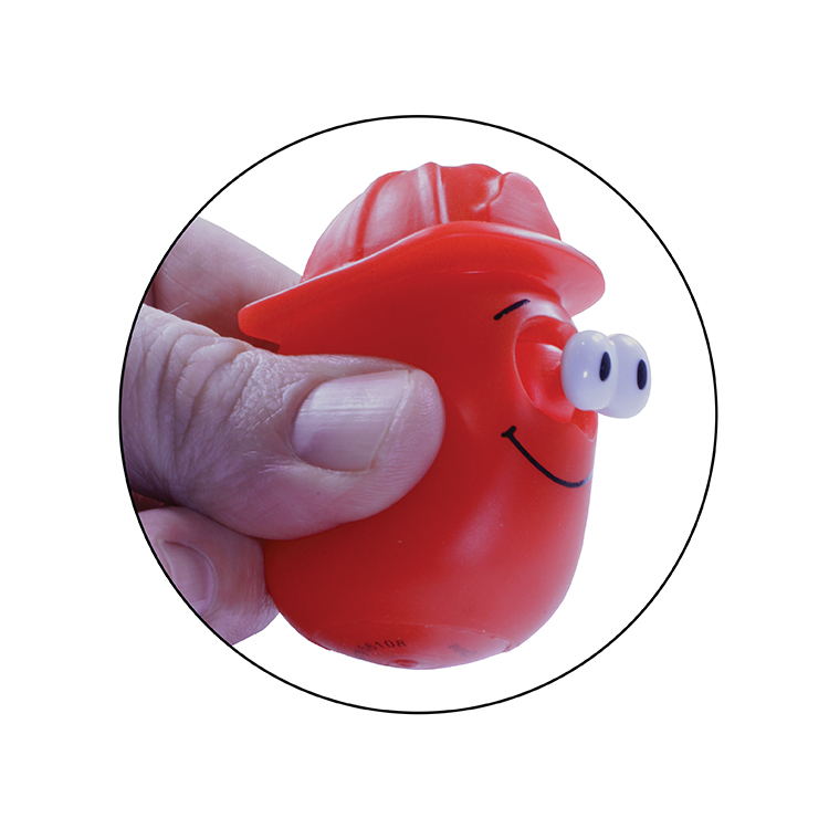 Picture of Fire Chief Eye Poppin' Pal Stress Reliever (Spot Color)