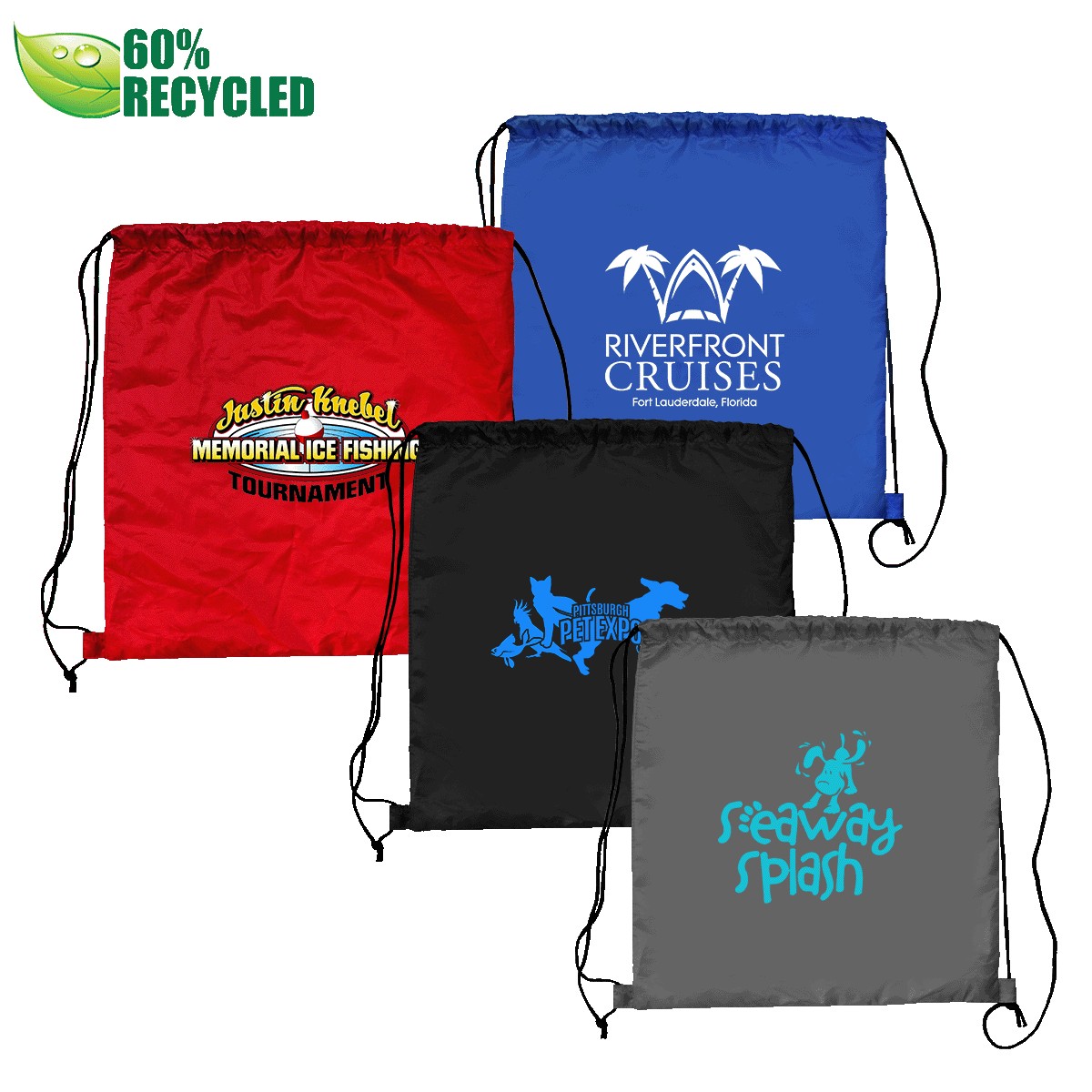 Picture of RPET Drawstring Backpack
