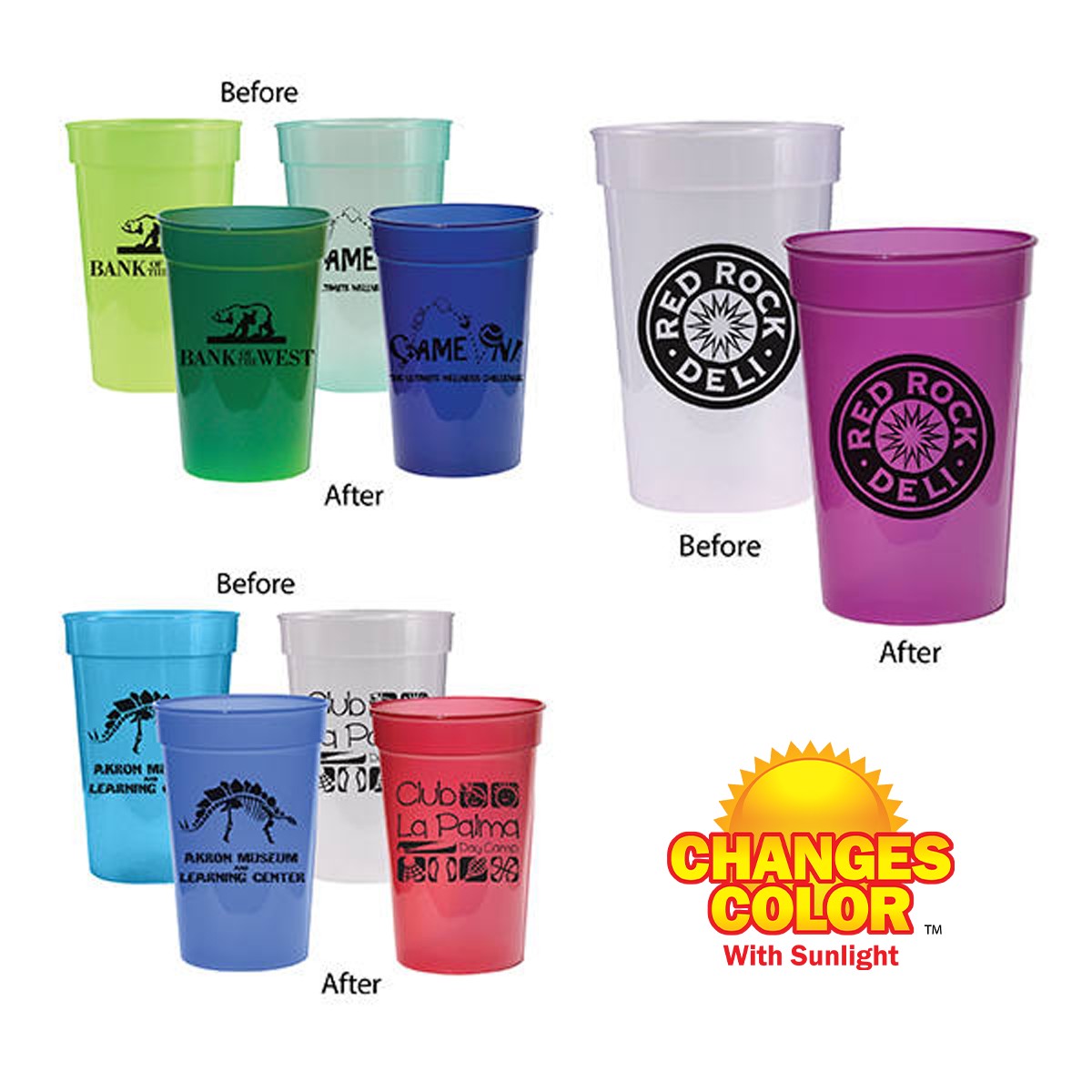 Picture of 17 Oz. Sun Fun Stadium Cup (Spot Color)