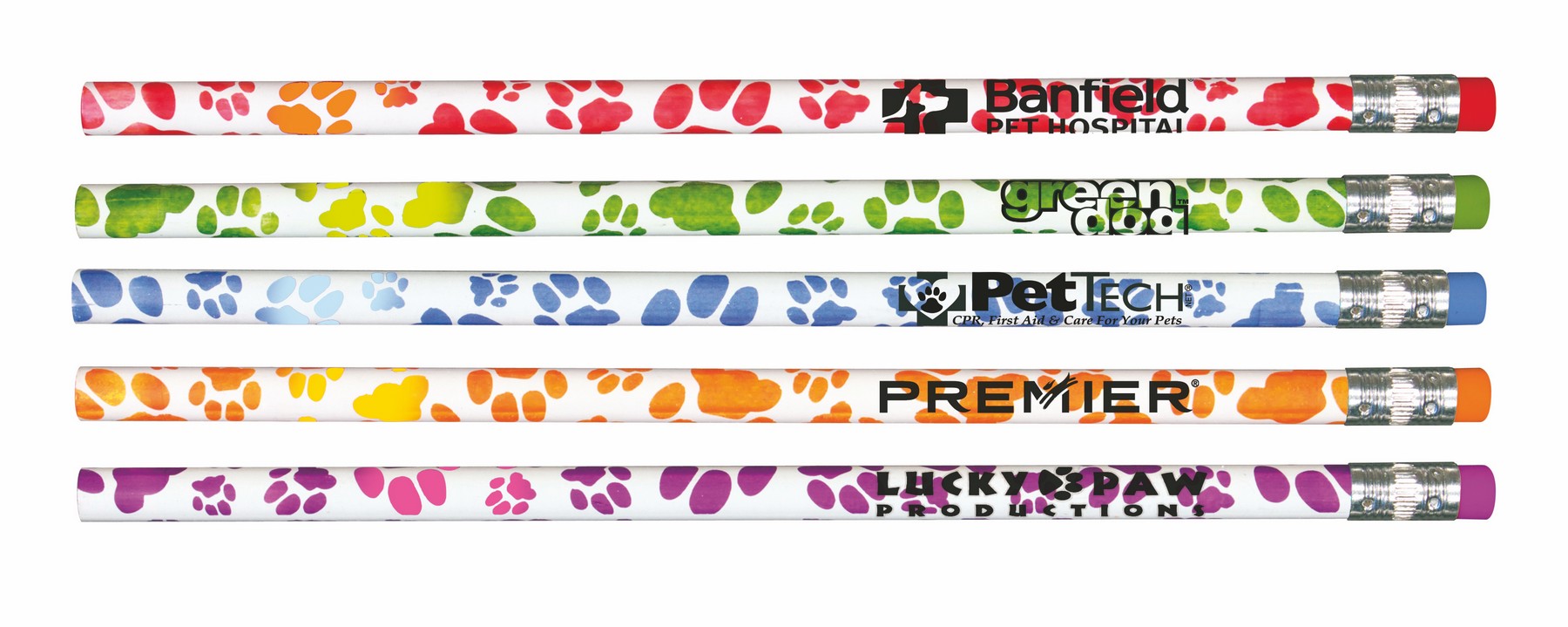 Picture of Mood Paw Print Pencil (Spot Color)