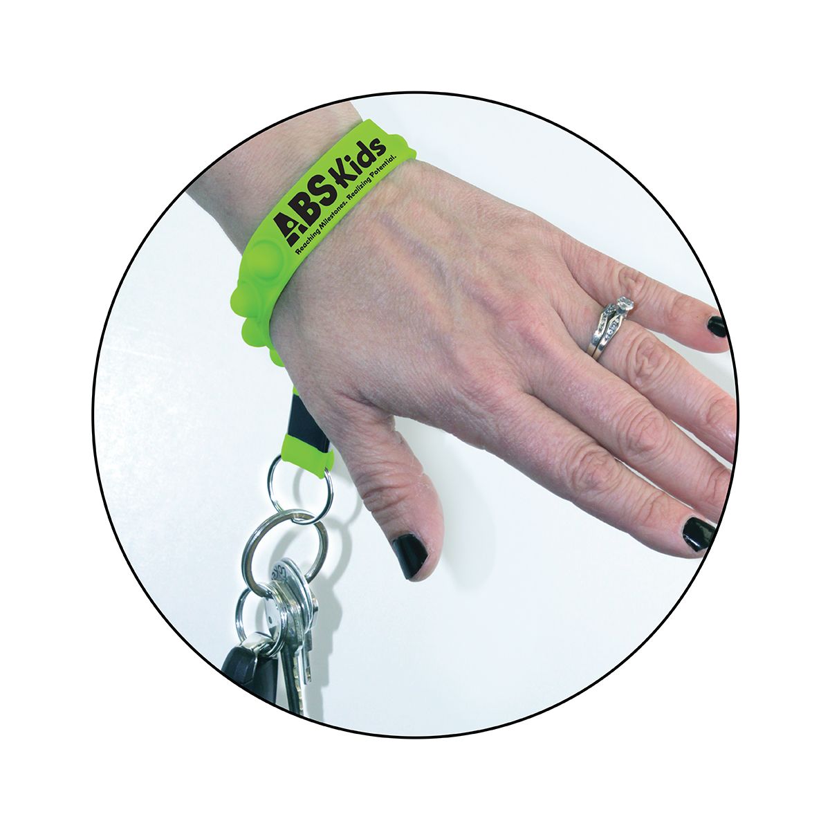 Picture of Stress Pop Wristlet Key Chain