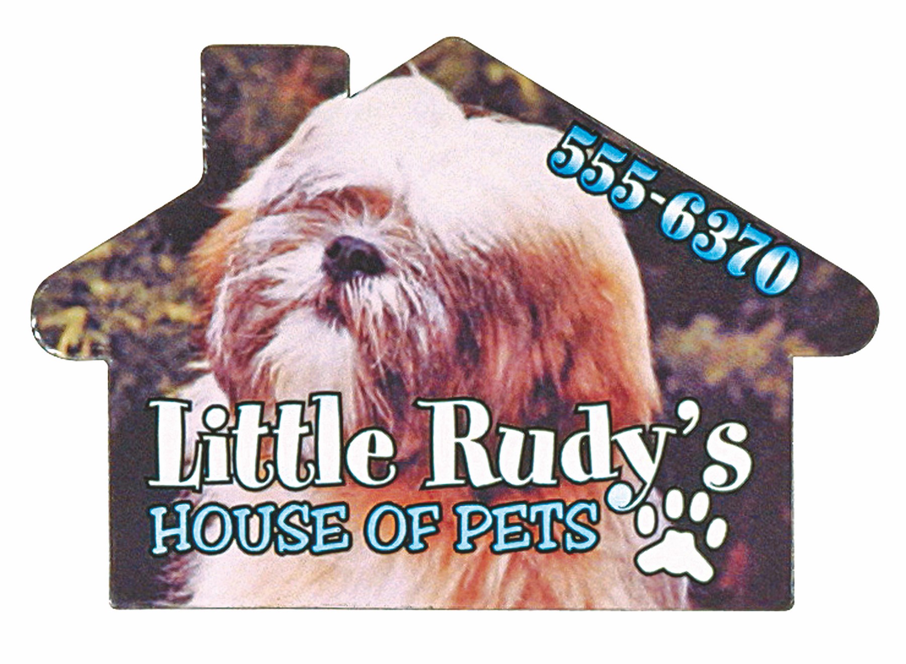 Picture of House Stock Shape Magnet (Full Color Digital)