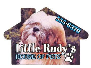 Picture of House Stock Shape Magnet (Full Color Digital)