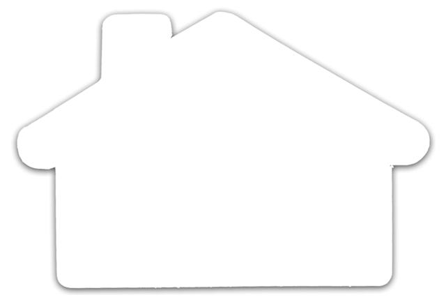 Picture of House Stock Shape Magnet (Full Color Digital)