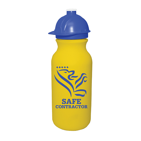 Picture of 20 Oz. Value Cycle Bottle w/Safety Helmet Push 'n Pull Cap