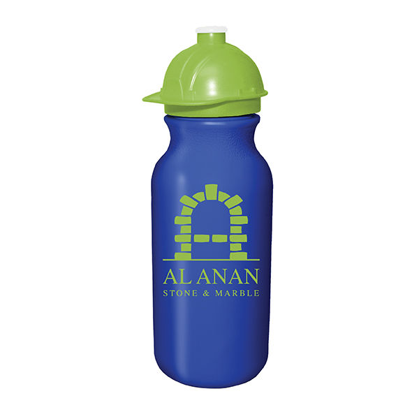Picture of 20 Oz. Value Cycle Bottle w/Safety Helmet Push 'n Pull Cap