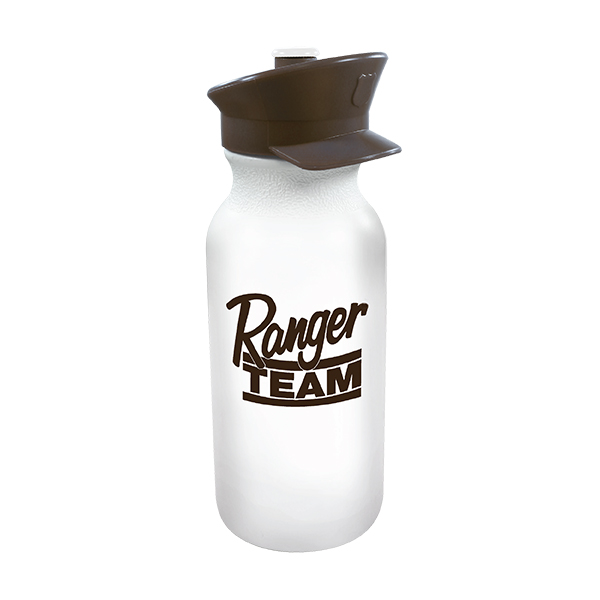 Picture of 20 Oz. Value Cycle Bottle w/Police Hat Push 'n Pull Cap