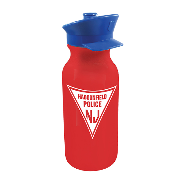 Picture of 20 Oz. Value Cycle Bottle w/Police Hat Push 'n Pull Cap
