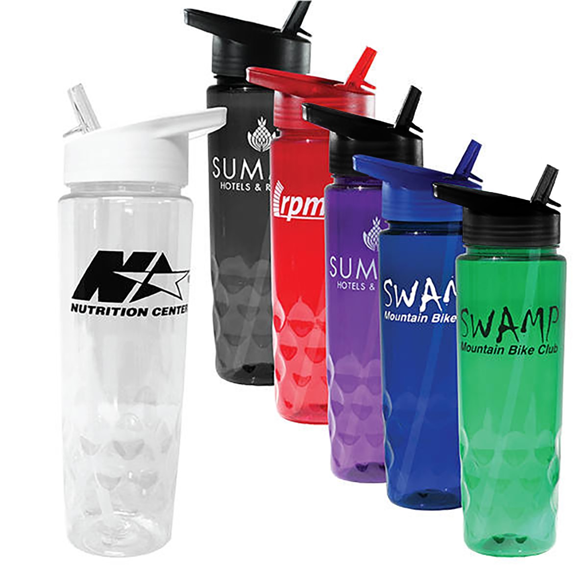 Picture of 24 oz. Poly-Saver PET Bottle with Straw Cap