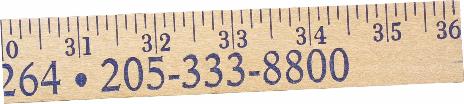 Picture of Natural Finish Heavy Duty Yardstick