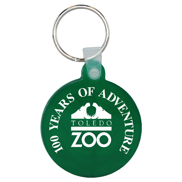 Picture of Circle Soft Key Fob (Spot Color)