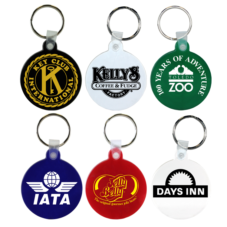 Picture of Circle Soft Key Fob (Spot Color)