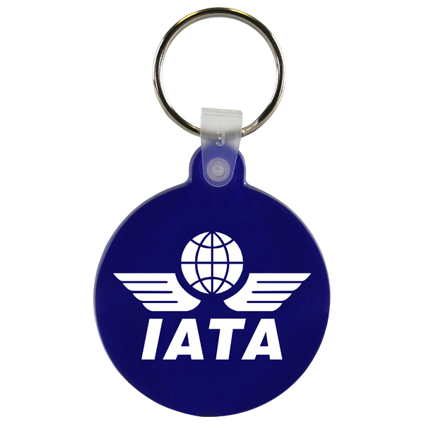 Picture of Circle Soft Key Fob (Spot Color)