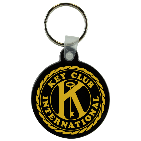 Picture of Circle Soft Key Fob (Spot Color)