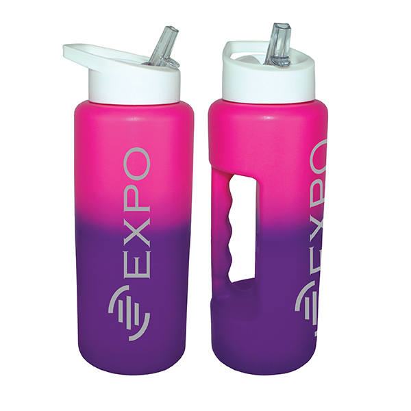 Picture of Mood 32 oz. Grip Bottle with Straw Cap Lid