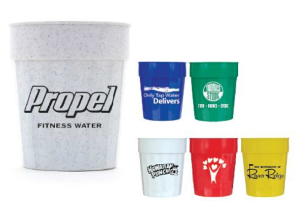 Picture of 17 Oz. Fluted Stadium Cup (Spot Color)