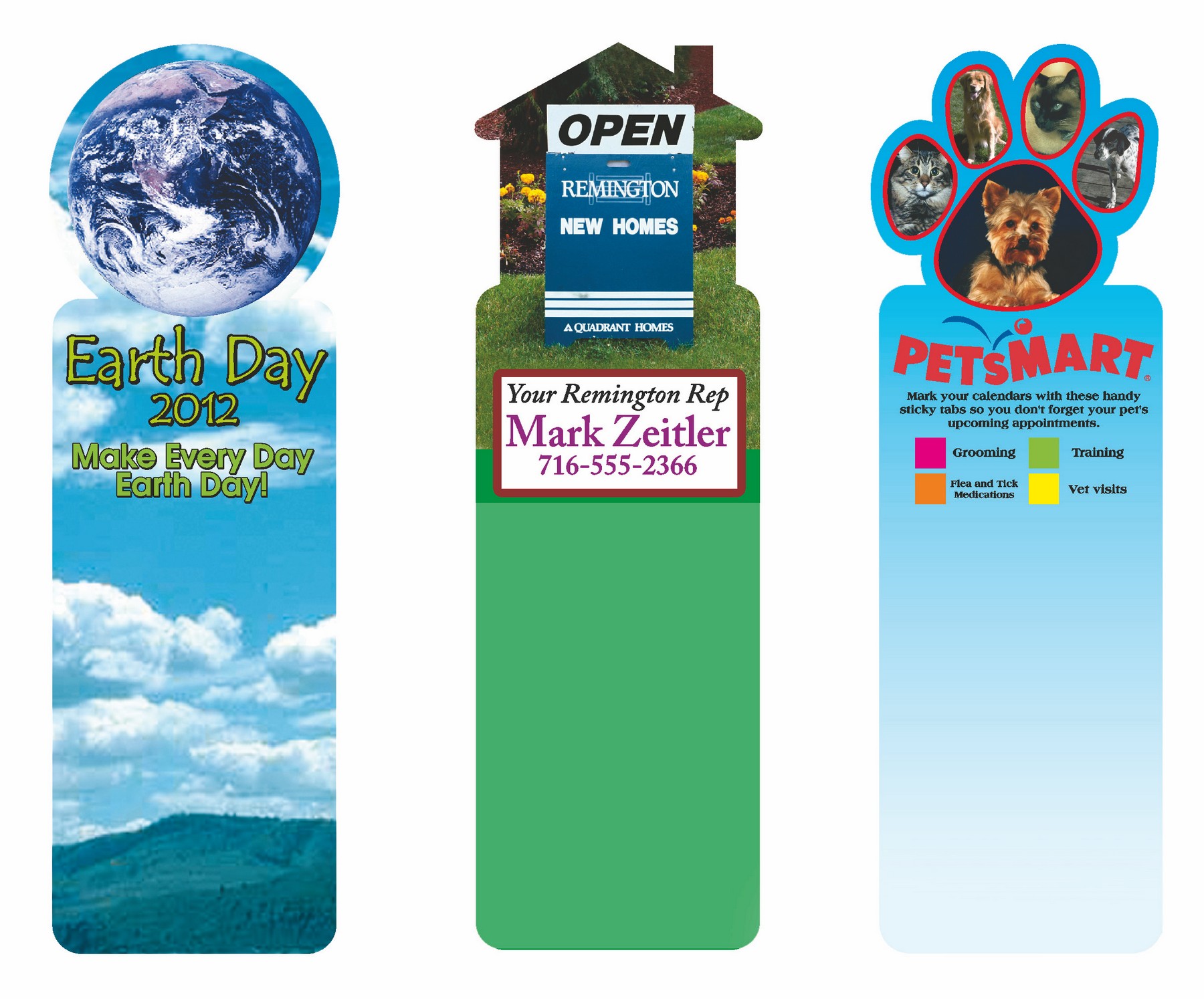 Picture of Custom Full Color Digital Printed Bookmark