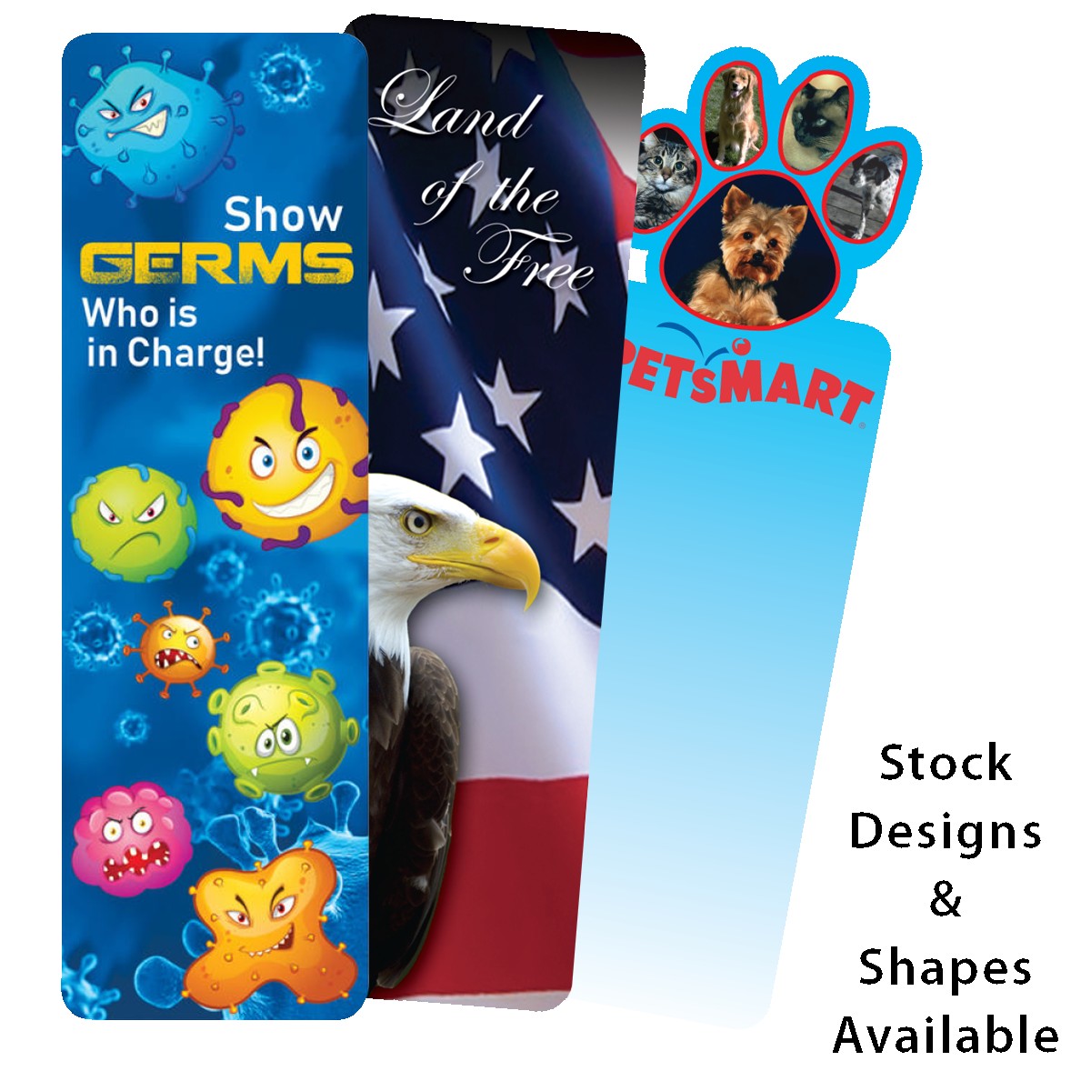 Picture of Custom Full Color Digital Printed Bookmark