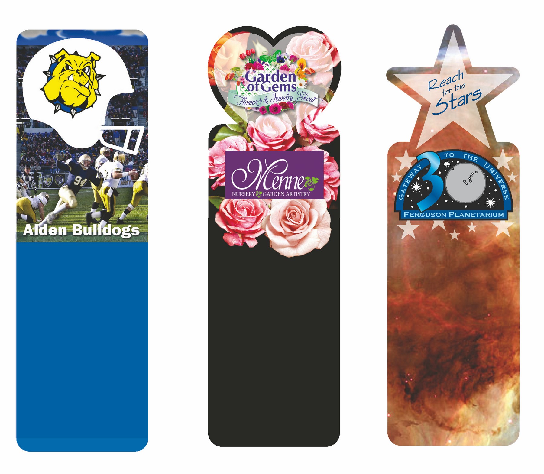 Picture of Custom Full Color Digital Printed Bookmark