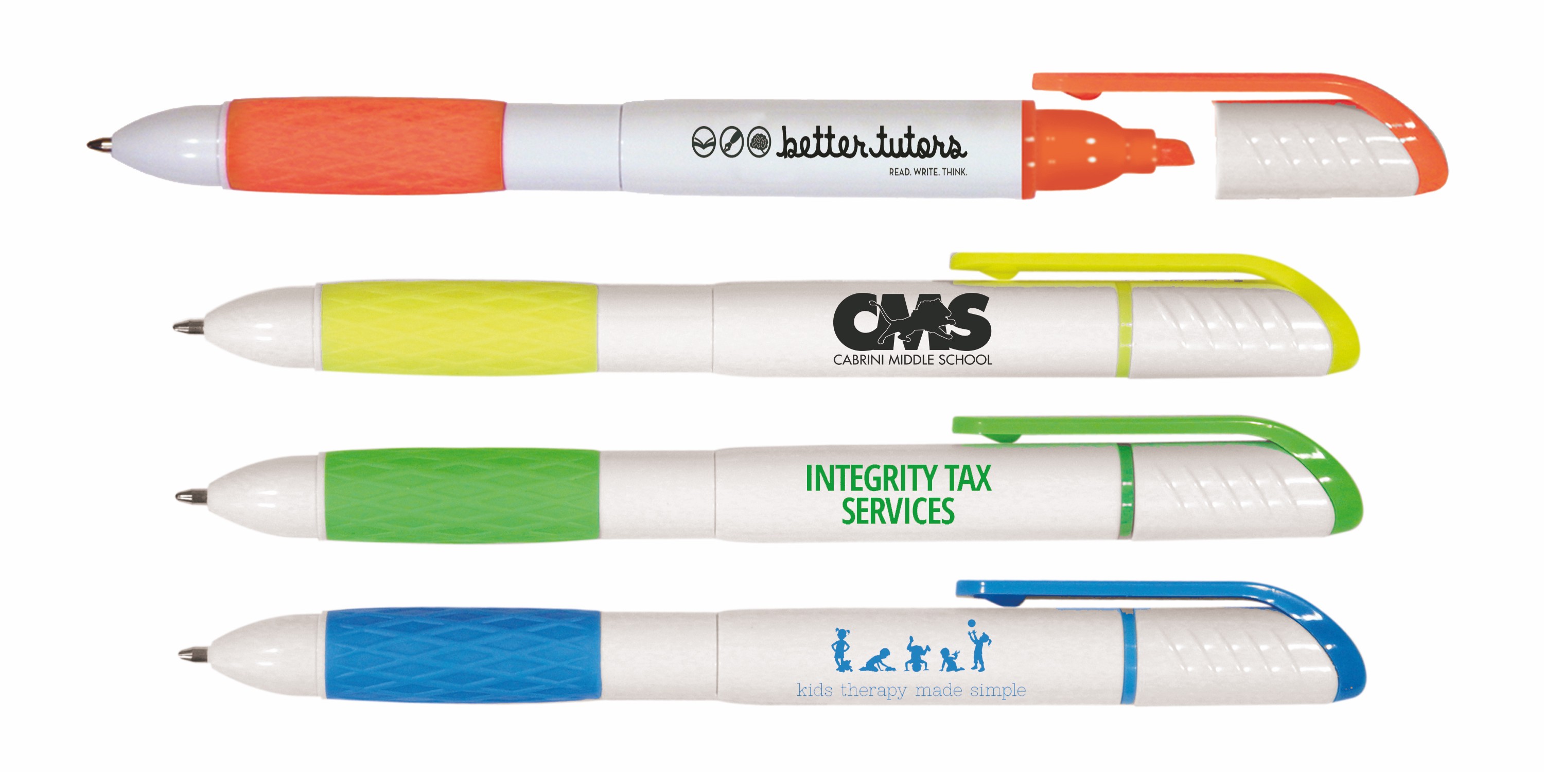 Picture of 2-in-1 Pen/Highlighter Combo (Spot Color)
