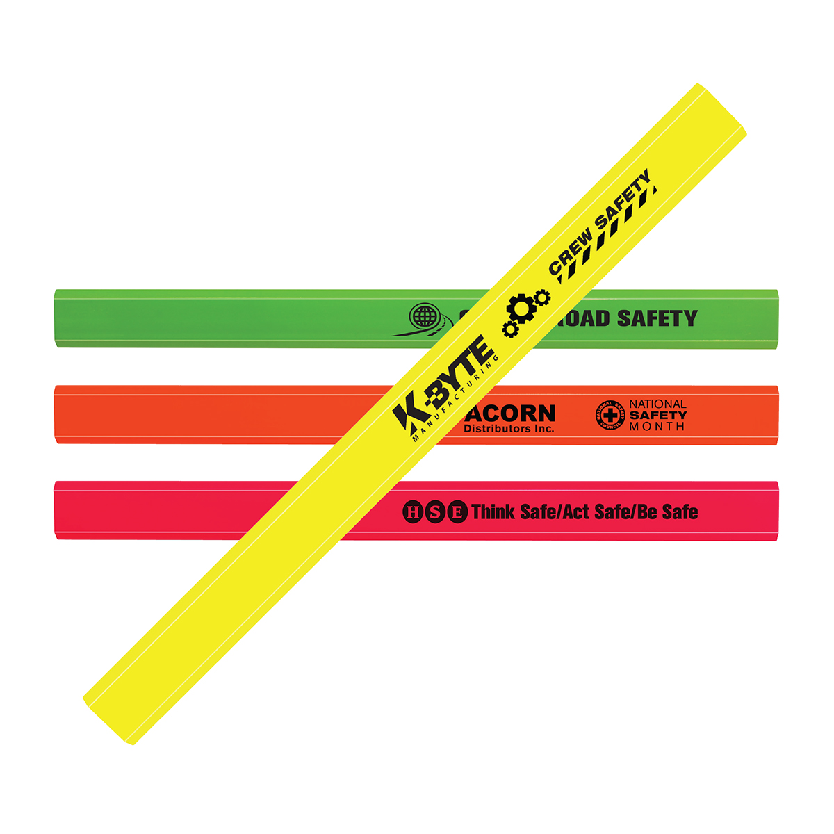 Picture of Fluorescent Finish Carpenter Pencil