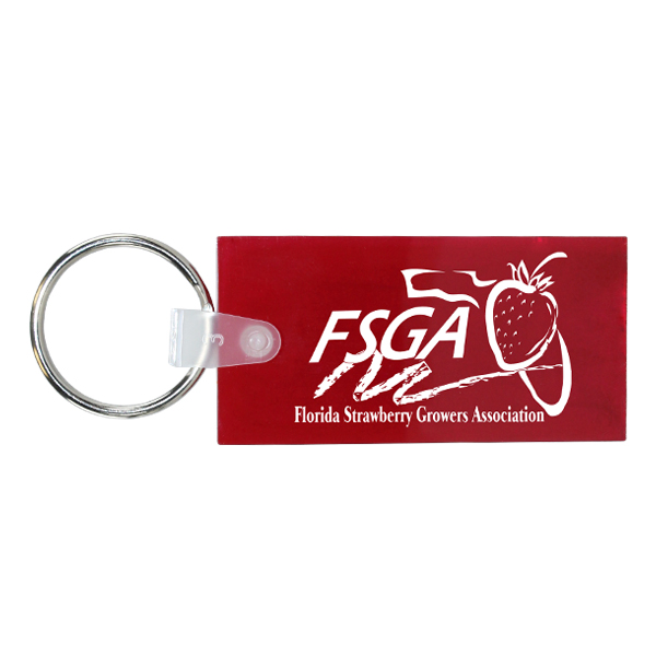 Picture of Rectangle Soft Key Fob (Spot Color)