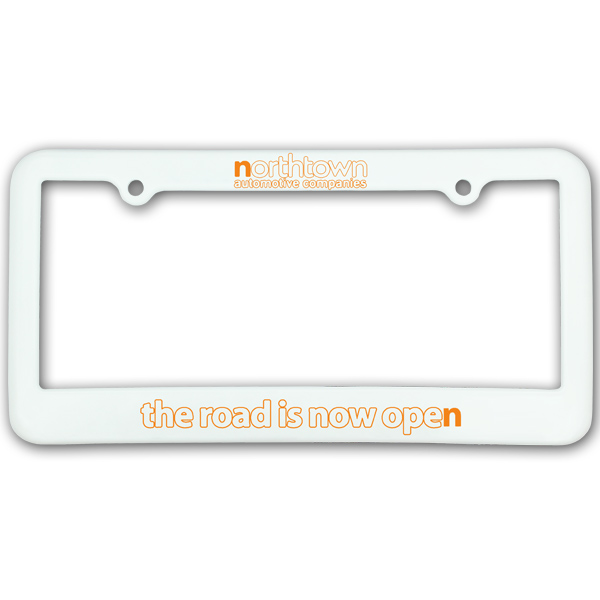 Picture of License Plate Frame w/2 Holes (Spot Color)